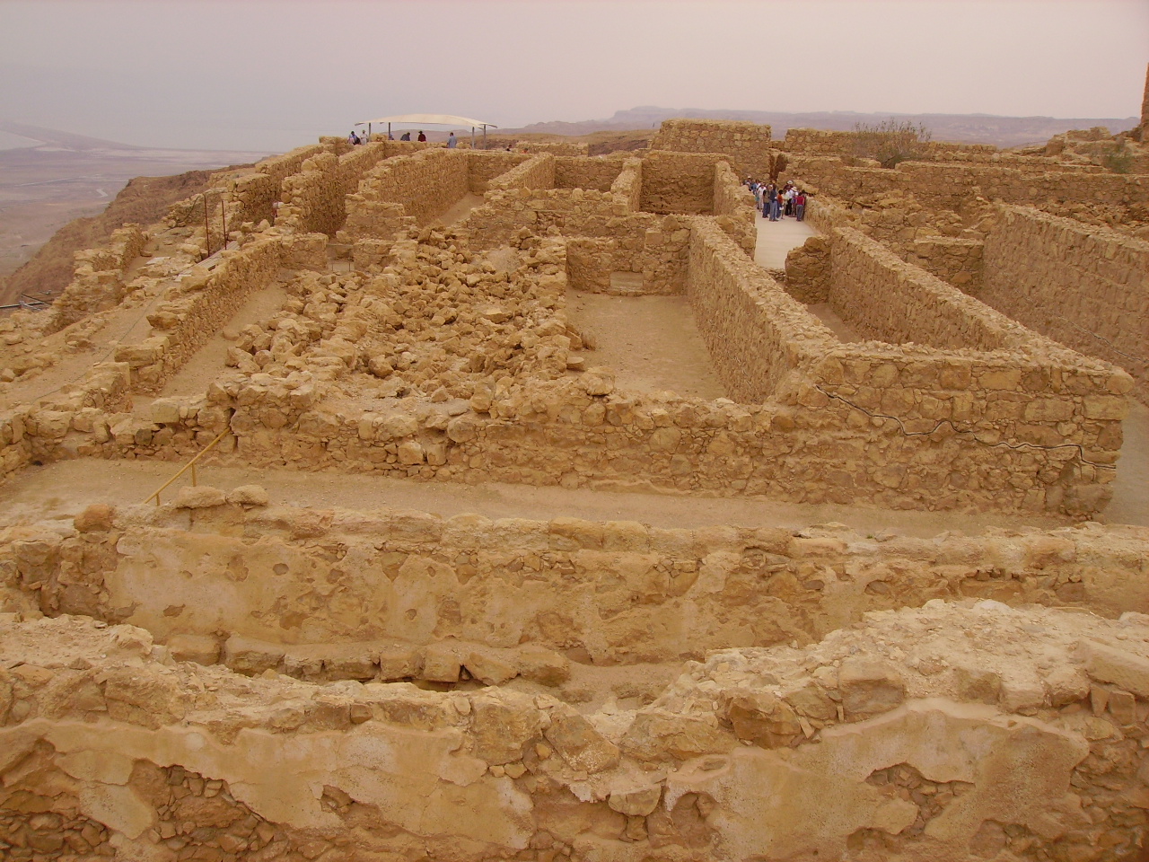 остатки крепости Масада